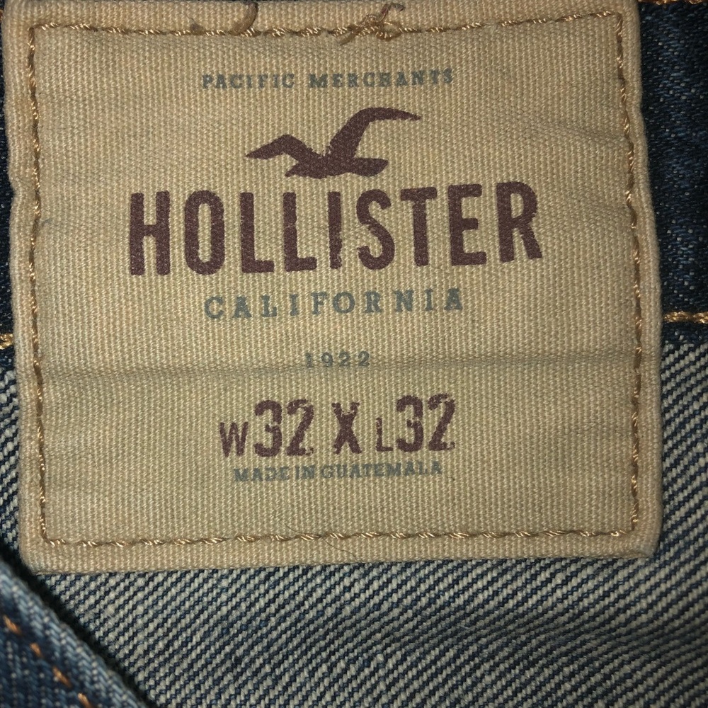 Hollister Blue distressed jeans